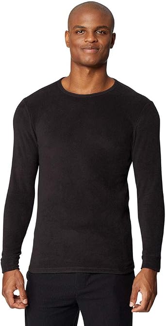 32 Degrees Mens Heat Performance Thermal Heavyweight Baselayer Crewneck Long Sleeve Fleece Top