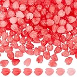 Pretty Jasmine Flower Beads: Each flower bead is meticulously crafted into a delicate jasmine flower shape, capturing romantic and sophisticated details. This intricate floral design elevates the aesthetic of any handmade accessory Light Coral 3D Flo...