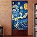 DIPPERION Doorway Curtain Japanese Noren Curtain Tapestry The Starry Night Door Way Curtain Fitting Room Curtain Partition Curtain Door Hanging Tapestry