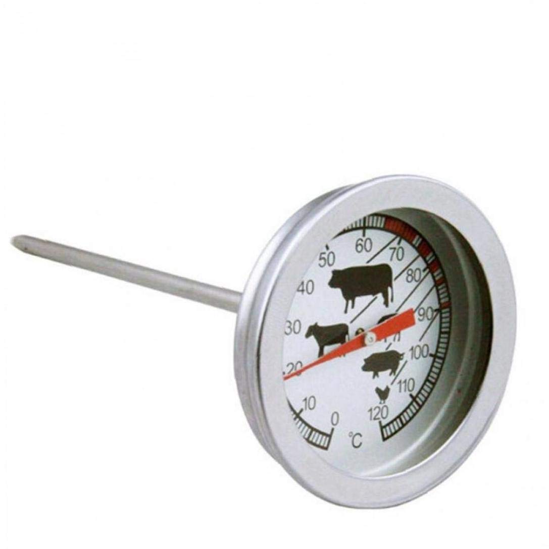 1pc Stainless Steel Instant Read Probe Thermometer Bbq Food Cooking Meat Gauge Cooking Thermometer Portable Kitchen Gadgets