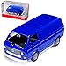 Produktbild Herpa Volkwagen T3 Transporter Kasten Blau 1979-1992 H0 1/87 Modell Auto