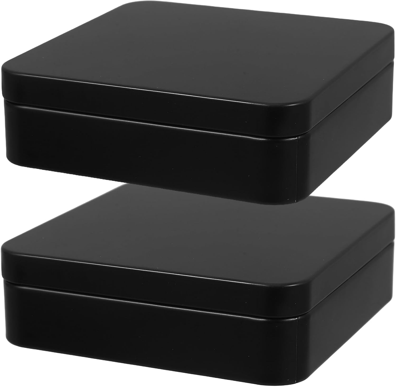 Toddmomy 2pcs Mini Tinplate Card Storage Tins for Game Cards and Trinkets