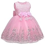 LZH Baby Girls Dress Formal Gowns Pageant Birthday Lace Wedding Dress Toddler