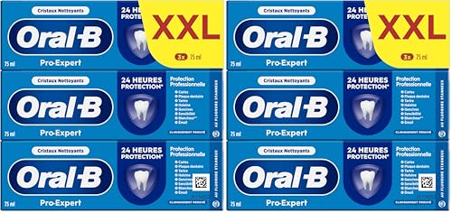 Oral-B Dentifrice Pro-Expert, Conçu Pour Protéger Les Gencives, Contre Taches En Surface, Brossage Des Dents Pour Une Protection Professionnelle, Pack XXL...
