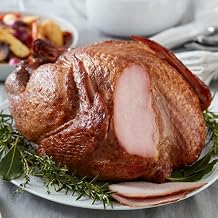 Premium Hickory-Smoked Whole Turkey, 9 - 11 pounds - Hormone-Free & Fully Cooked, Perfect for Thanksgiving, Christmas, and Any Special Occasion, and Cooking Instructions from Kansas City Steak Company