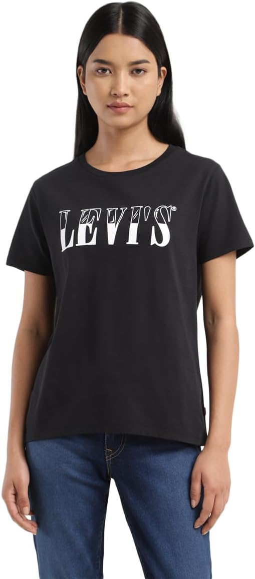 Levi'sWomen's Cotton Regular Fit T-Shirt