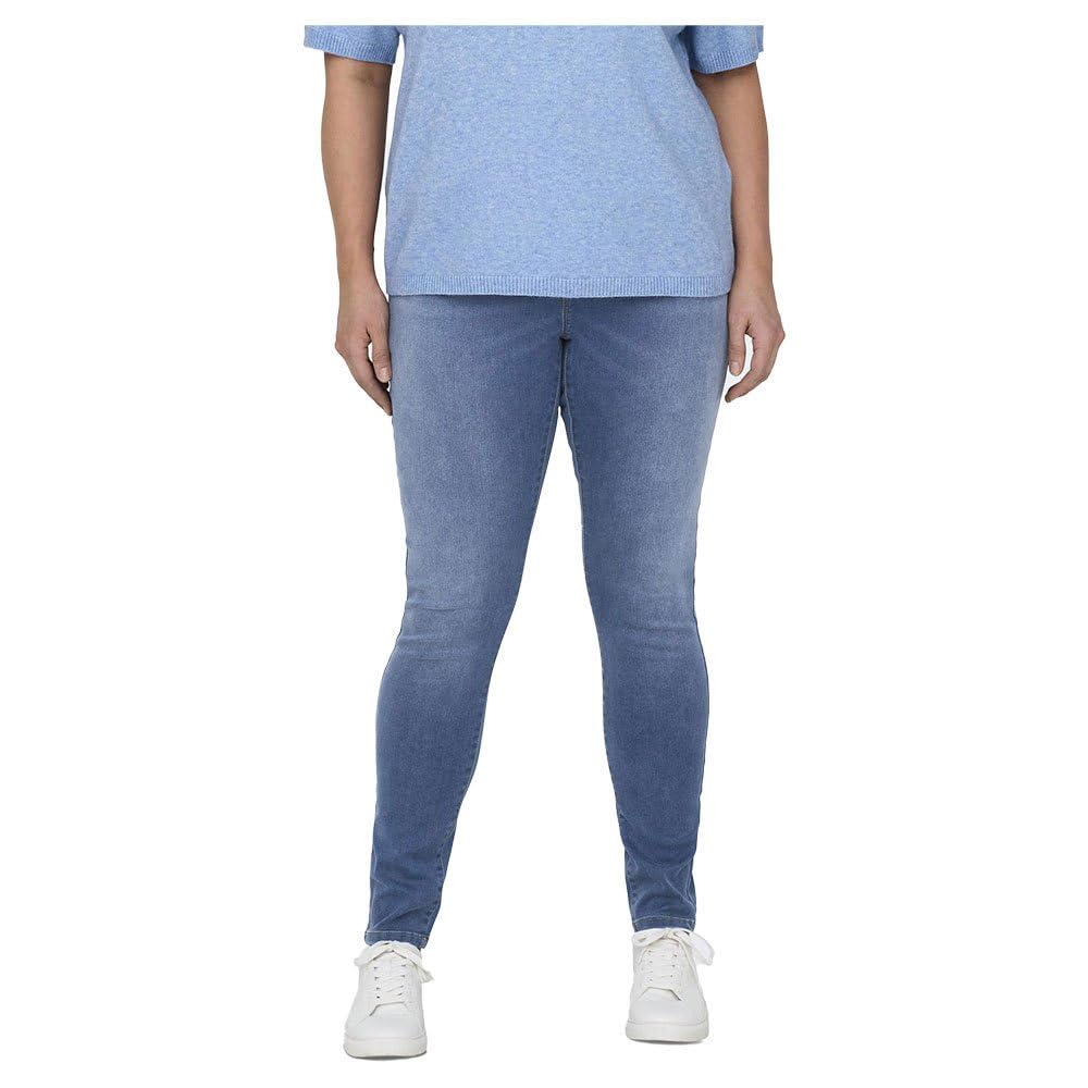 ONLY Carmakoma Women's Skinny Jeans, Light Blue (Light Blue Denim), 54W x 32L