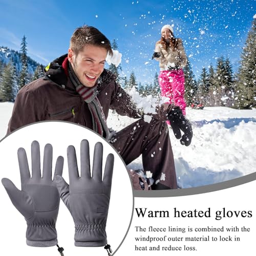 Guantes eléctricos calefactables y manoplas térmicas con USB táctil 2