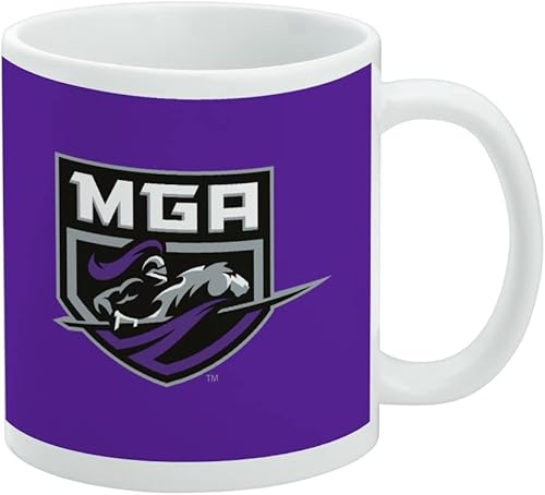 Vista 63 de Taza de cerámica con el logotipo principal de la Universidad de St. John, taza de regalo novedosa para café, té y bebidas calientes, 11oz, blanca