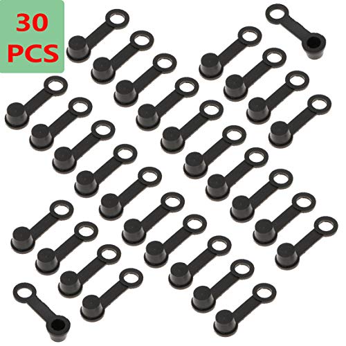 Liyyoo 2114 30Pack) Brake Bleeder Screw Caps,Rubber Dust Cover,Grease Zerk Fitting Cap thumb #2