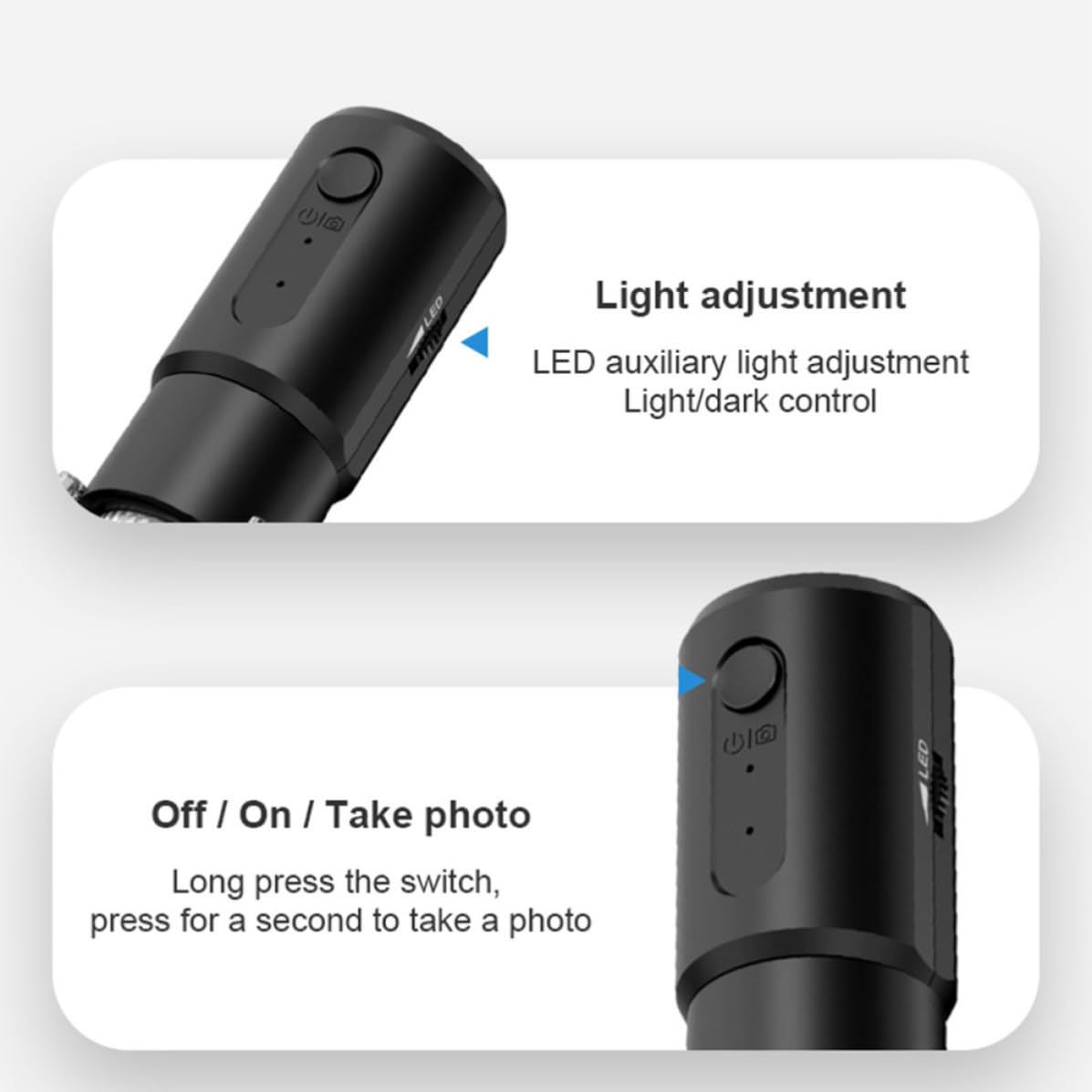 Microscopio Electrónico USB Digital Inalámbrico Luces LED