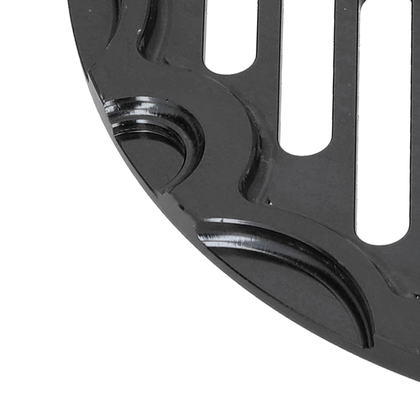 OUKENS Protezione disco freno posteriore, protezione disco freno CNC, protezione disco pinza freno posteriore moto sostitutiva per Husqvarna 125-501 TE/FE/FC/TC 2014-2017(Nero)