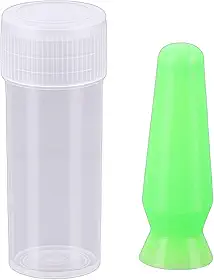 Zerodis 8 Pacotes de Silicone para Lentes de Contato, Ferramenta Removedora de Lentes de Contato, Aplicador de de Com Recipientes Individuais para Macias, Viagens (Verde)