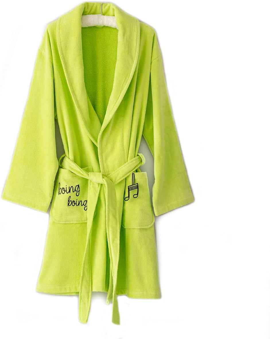 Milk&Moo Bathrobes for Women, 100% Cotton Oeko-Tex certificated Women’s Robe, Soft and Lightweight Towel Robe, Plush Knee Length Spa Robe
