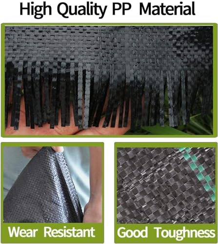 Groweco Landscape Fabric 1.4ft X 100ft Heavy Duty Weed Barrier Fabric,Weed Barrier Landscape Fabric, Premium 3.2 OZ Garden Fabric Weed Barrier for Flower Bed, Ground Fabric