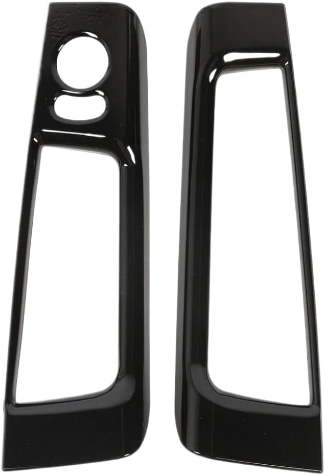 Interior Door Storage Organizer Cover Trims Compatible With 500 595 LHD 2007-2024(Color Name: Carbon Fiber Look)