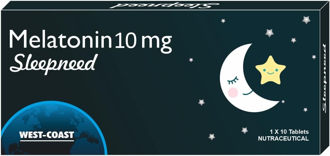 Sleepneed Melatonin 10mg | Formulated to Promote Peaceful Sleep | Advanced Sleep Support | Stay Asleep Longer, Easy to Take, Faster Absorption - 10 Tablets