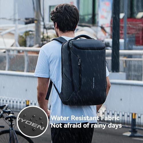 Image of MARK RYDEN Business Backpack for Men, Waterproof High Tech Backpack with Sport Car Shape Design and USB Charging Port, Travel Laptop Backpack Fits 17.3 Inch Notebook