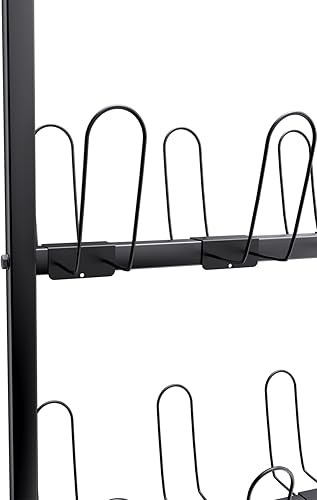 Miniatura 5 de Guantes de boxeo de metal para secar, almacenamiento de guantes de boxeo con ruedas universales para deslizarse, guantes de boxeo de metal para