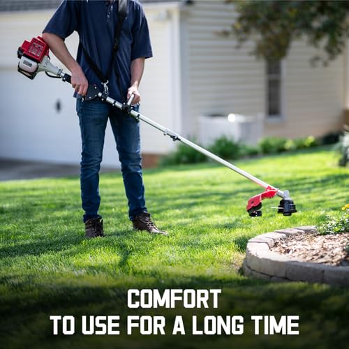 Image of PowerSmart 25.4cc Gas Weed Wacker, String Trimmer /Edger 16-Inch with 10-Inch Brush Cutter for Grass Cutting 18lb Gas Trimmer