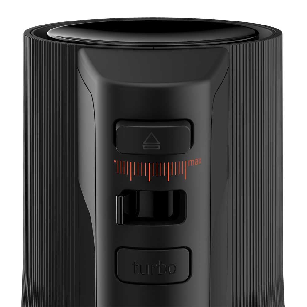 BEKO, Batteur, Puissance : 500 W, 4 vitesses + Turbo, Fouets + crochets en acier inoxydable résistants au LV, Bouton d’éjection, Poignée ergonoique, Noir et Inox