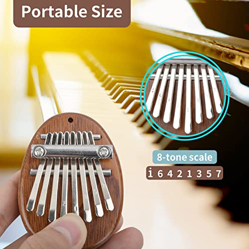 Vesaneae Mini Kalimba 8 Touches, Piano à Pouce Portable à Marimbas, Thumb Piano, Piano à Doigts en bois, Kalimba… - Les Beatles, Paul McCartney, John Lennon, RIngo Starr, George Harrison Vesaneae Mini Kalimba 8 Touches, Piano à Pouce Portable à Marimbas, Thumb Piano, Piano à Doigts en bois, Kalimba… – Image 6