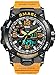 GXHQFJY Herren Uhren Analog Digital Uhr Sportuhr Wasserdicht Armbanduhr LED Digital Uhr mit Stoppuhr für Männer (Orange-1545D)