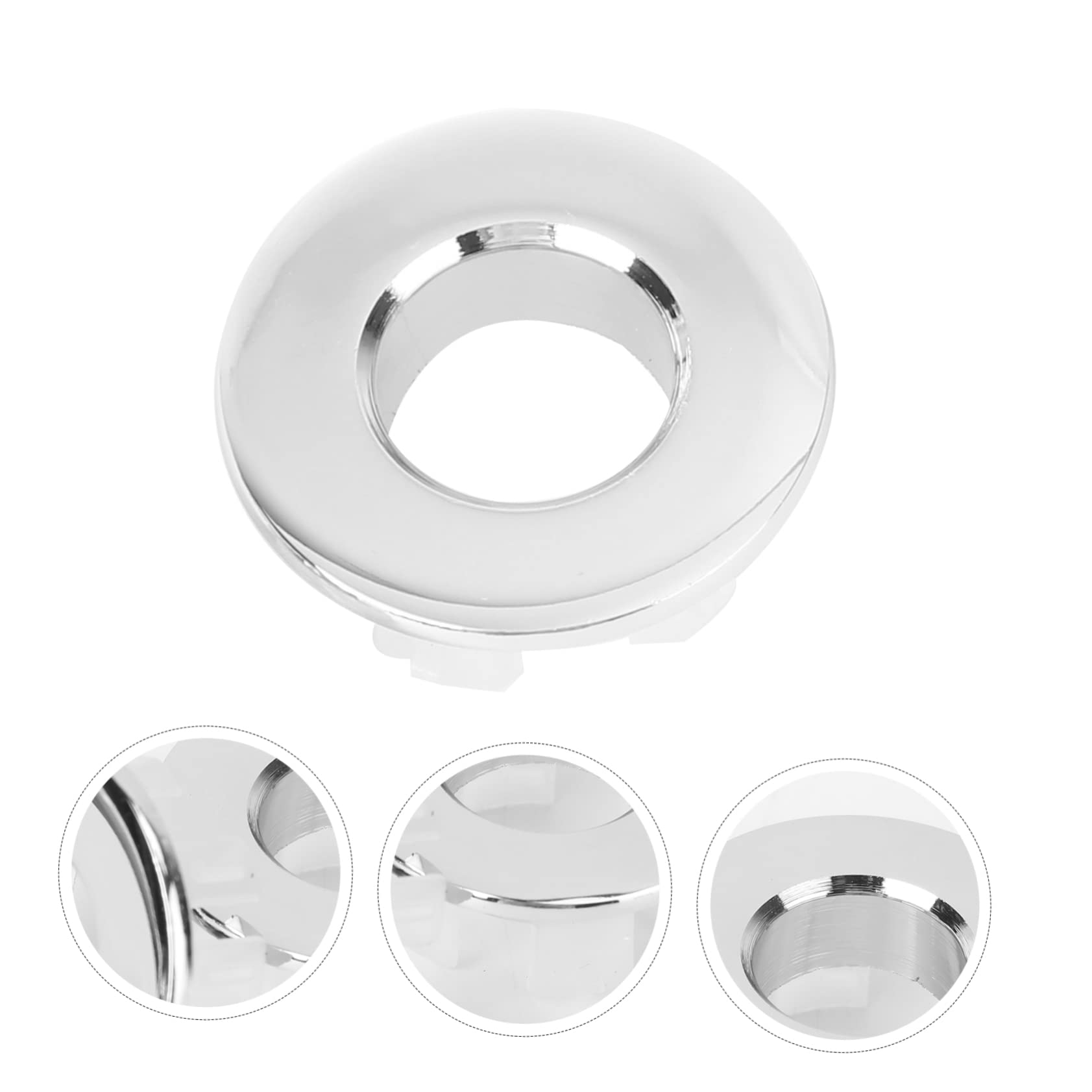 DOITOOL 18 Piezas tapa rebosadero para lavabo accesorios baño baños complementos fregadero lavabo anillo desbordamiento cubierta decorativa lavabo cubierta desbordamiento