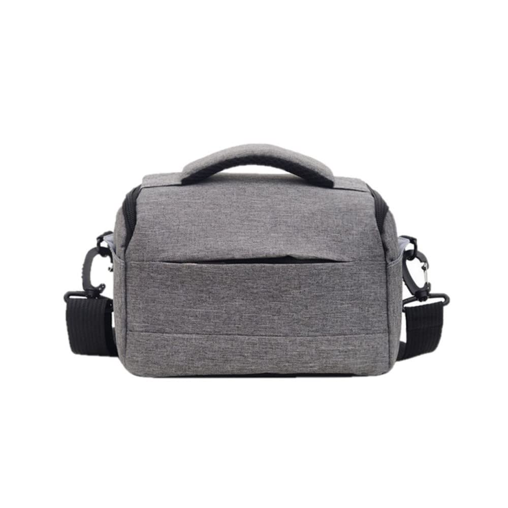 Bolsa impermeable gris para cámara con correa ajustable acolchada para cámara Sony Alpha a7, a7 II, a7 III, a7 IV con lente Sony FE 24-105 mm f/4 G OSS, gris, Bolso de hombro de viaje