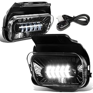 DNA MOTORING FL-ZTL-339-CH Pair of Fog Lights Compatible with 03-07 Silverado 1500 2500HD 3500 / Classic / 02-06 Avalanche