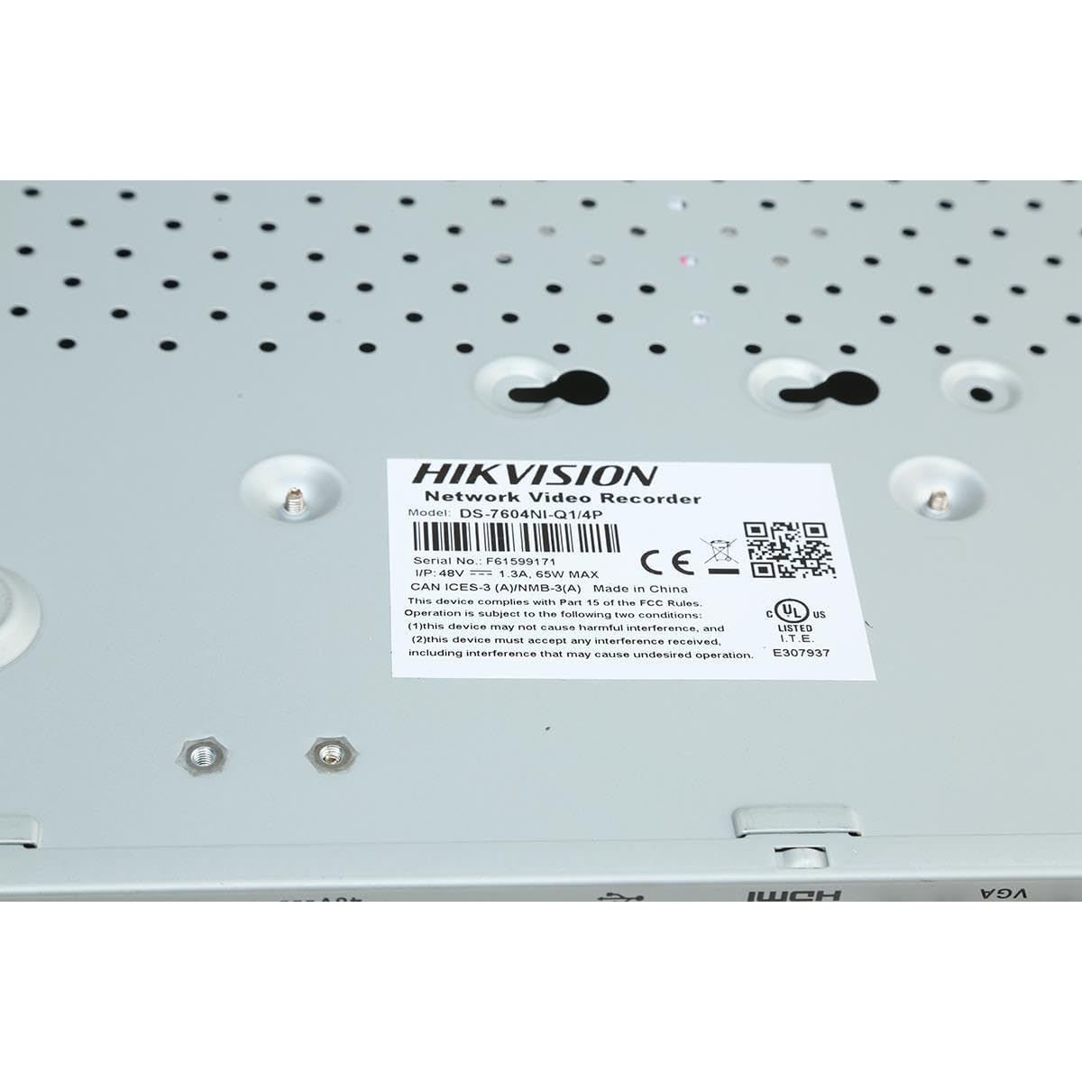 Amazon | Hikvision DS-7604NI-Q1/4P 4チャンネル 4K プラグアンド