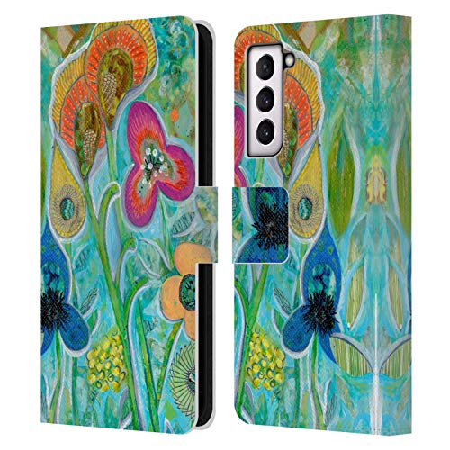 Housse en cuir Galaxy S21 5G finitions soignées design artistique Wyanne