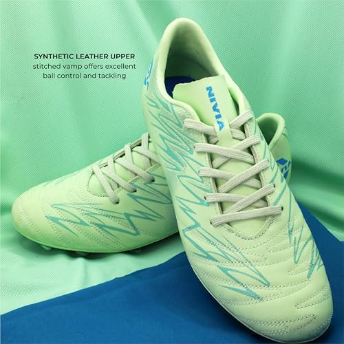 Image of Nivia Encounter 11.0 Football Stud for Mens, TPU Sole with PVC Synthetic Leather Upper for Hard and Grassy Surfaces