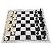 Produktbild Alomejor Turnier Schachspiel Set Faltbares Schachbrett International Schachspiel mit mittelalterlichen Schach in Schwarzweiß
