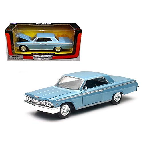 Modelo 1962 Chevrolet Impala SS Azul 1:24 miniatura 1