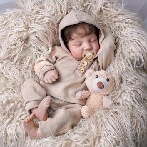 Muñeco Reborn Bebé Realista 17 Pulgadas para Niños 3+ miniatura 7