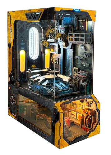 STRUCWOOD Automobile Workshop Book Nook Kit — DIY book nook kit