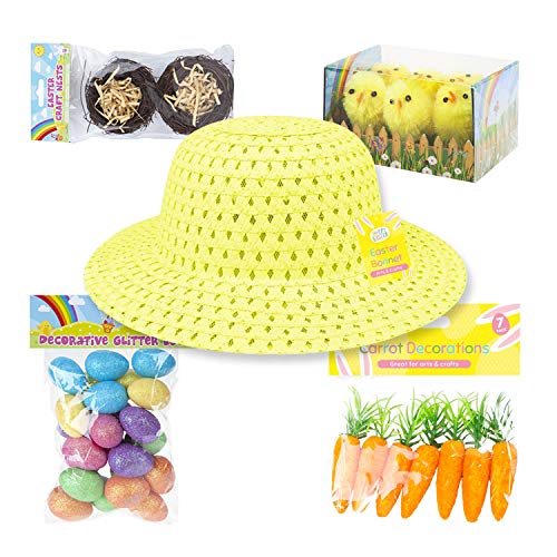 Kids Easter Bonnet Kit, Yellow