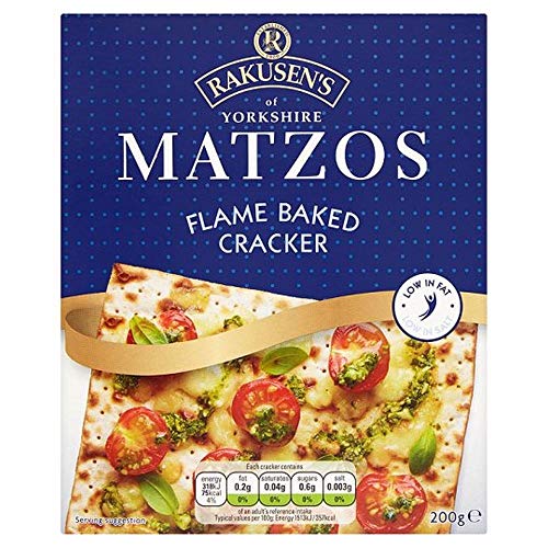 Rakusens Of Yorkshire Matzos Flame Baked Cracker 200g
