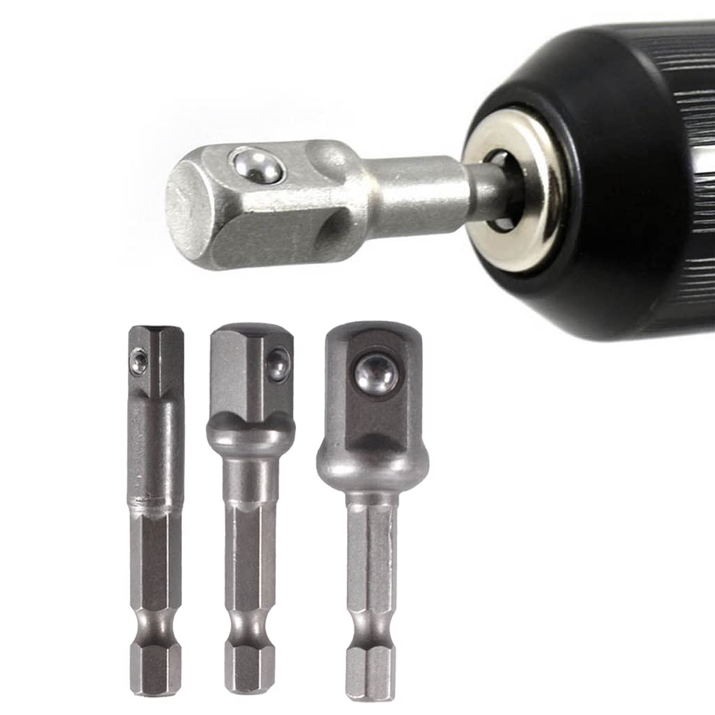 ViGOR T-Socket Long 3/8 Inch V7014-11 (10 mm) Square Drive, E-Profile, Spanner Width E11, 63 mm Length