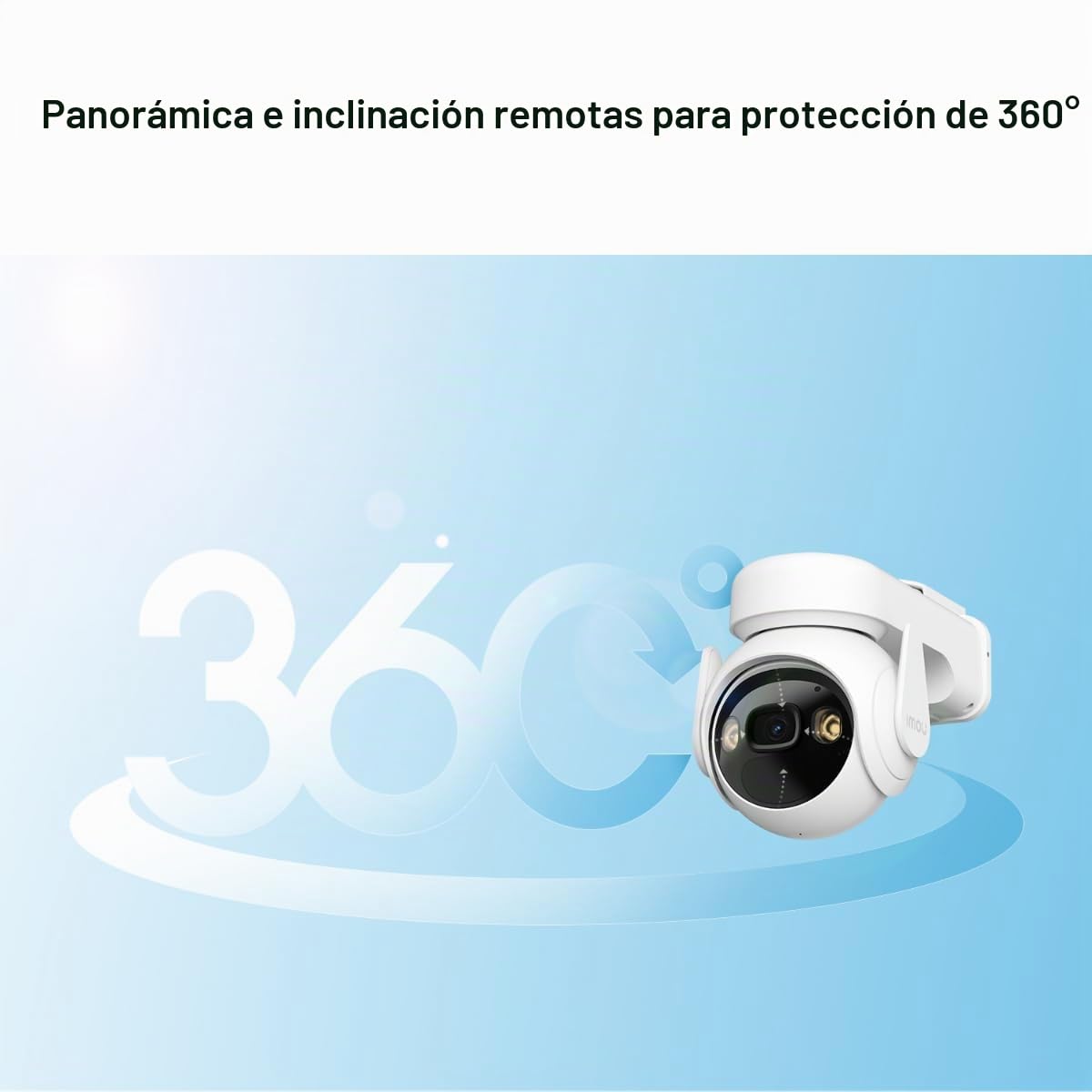 Imou Cell PT Lite Kit Cámara de Vigilancia Exterior Giratoria 2K QHD con Batería y Placa Solar