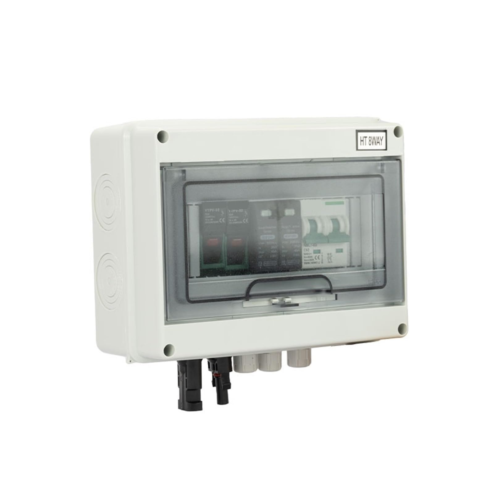 RWRAPS Scatola combinatrice DC Impermeabile for Esterni 1 Stringa 1 Ingresso 1 Uscita 600 V IP65 PV Protezione Contro Le sovratensioni solari
