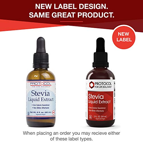Protocol Stevia Liquid Extract - Organic Stevia Sweetener - Zero Calorie Sweetener - 2 Fl Oz #TOP6