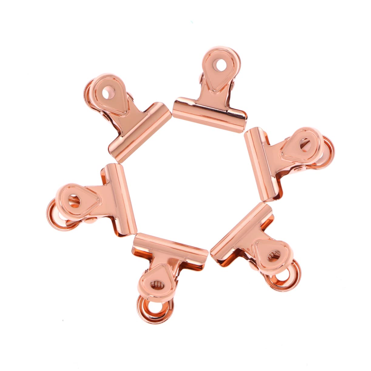 Lurrose 60pezzi Clip Metalliche Per Raccoglitori e Graffette Resistente e Antiruggine Per e Creatività