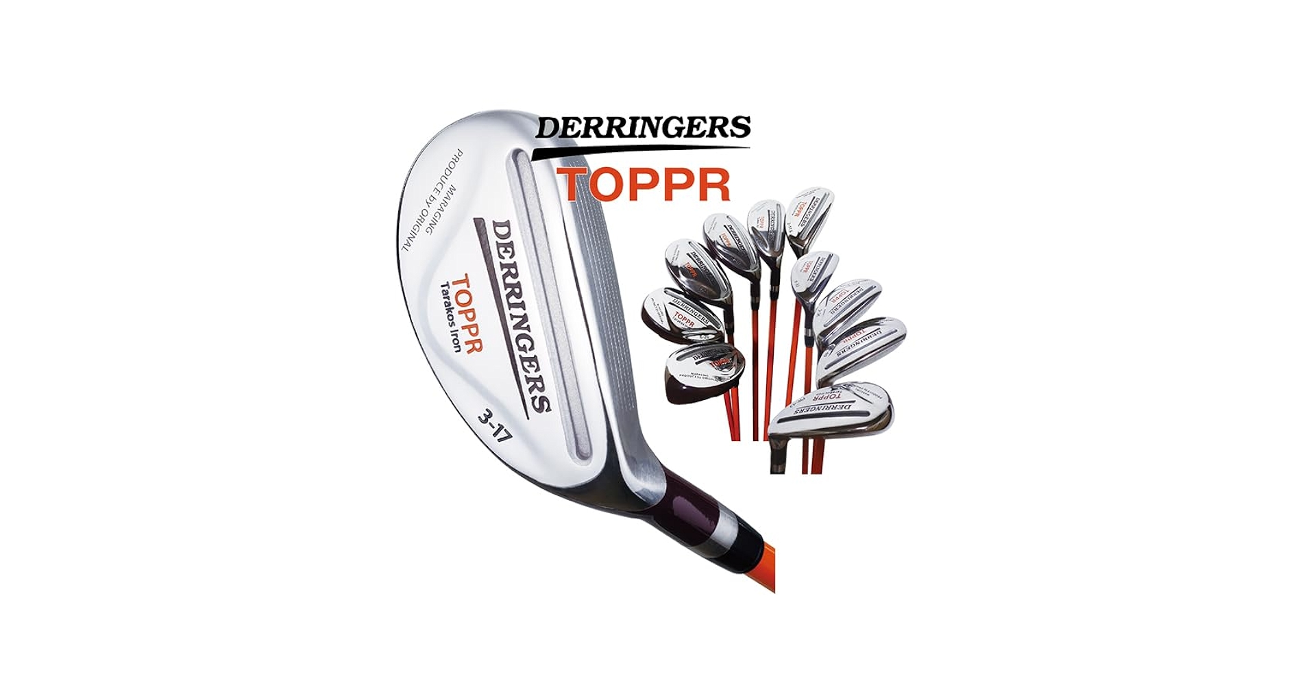 美品 デリンジャー・トッパ（突破）　タラコアイアン　#3、5、7 デリンジャートッパ(突破)タラコアイアン 3番 シャフト硬度SR