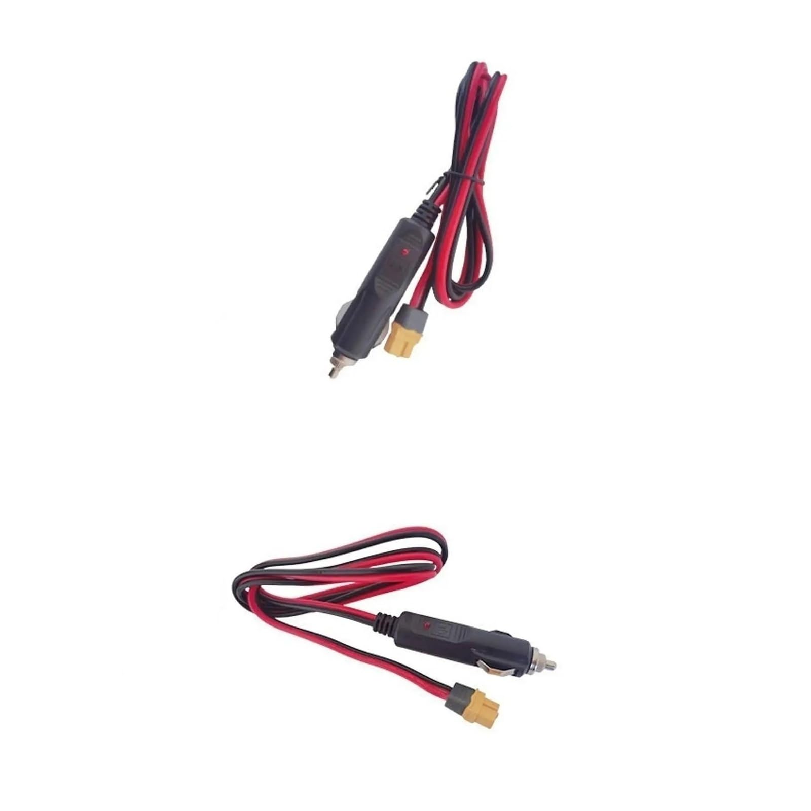 XT60 - Cable adaptador hembra a encendedor de coche, cable de alimentación de 12 V-24 V para generador solar, estación de energía, batería portátil
