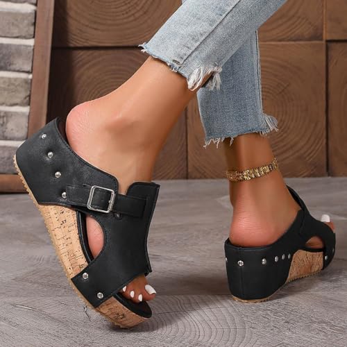Women's Open Toe Orthopedic Platform Wedge Sandals Espadrilles Wedges Sandals Dressy Casual Boho Summer Beach Ladies Shoes4