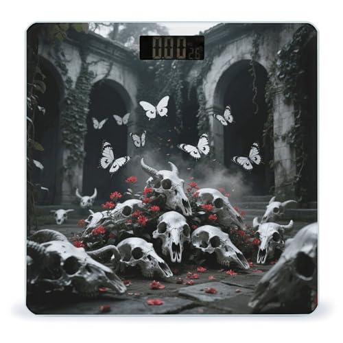 Báscula digital de baño Skulls Butterfly miniatura 1