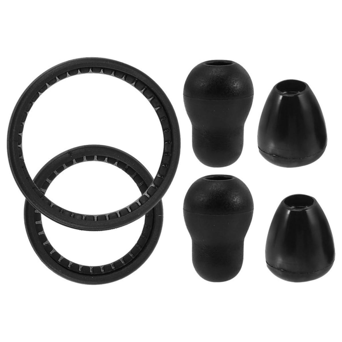 Accurate and Sound Transmission, Suitable for Healthcare Professionals 2 Sets Replacement Diaphragm Parts Black Pe Material, Portable with Stethoscopes