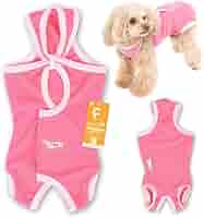 Amazon | 小型犬 女の子用 傷口舐め対策 術後服 エリザベス